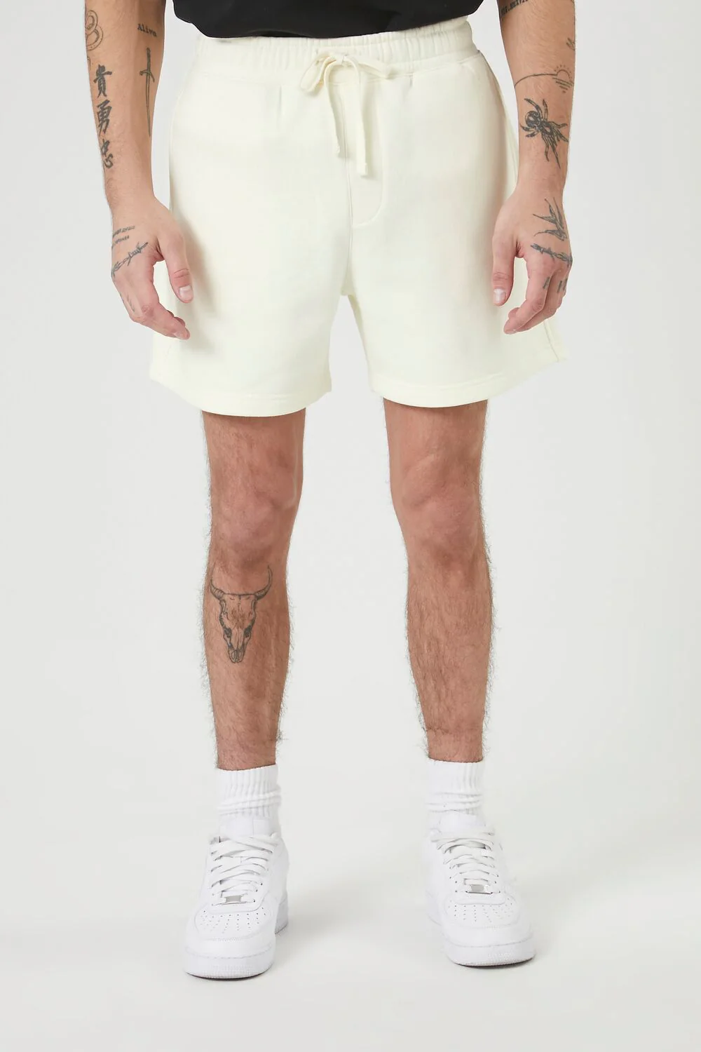 Cotton-Blend Drawstring Shorts - Image 2