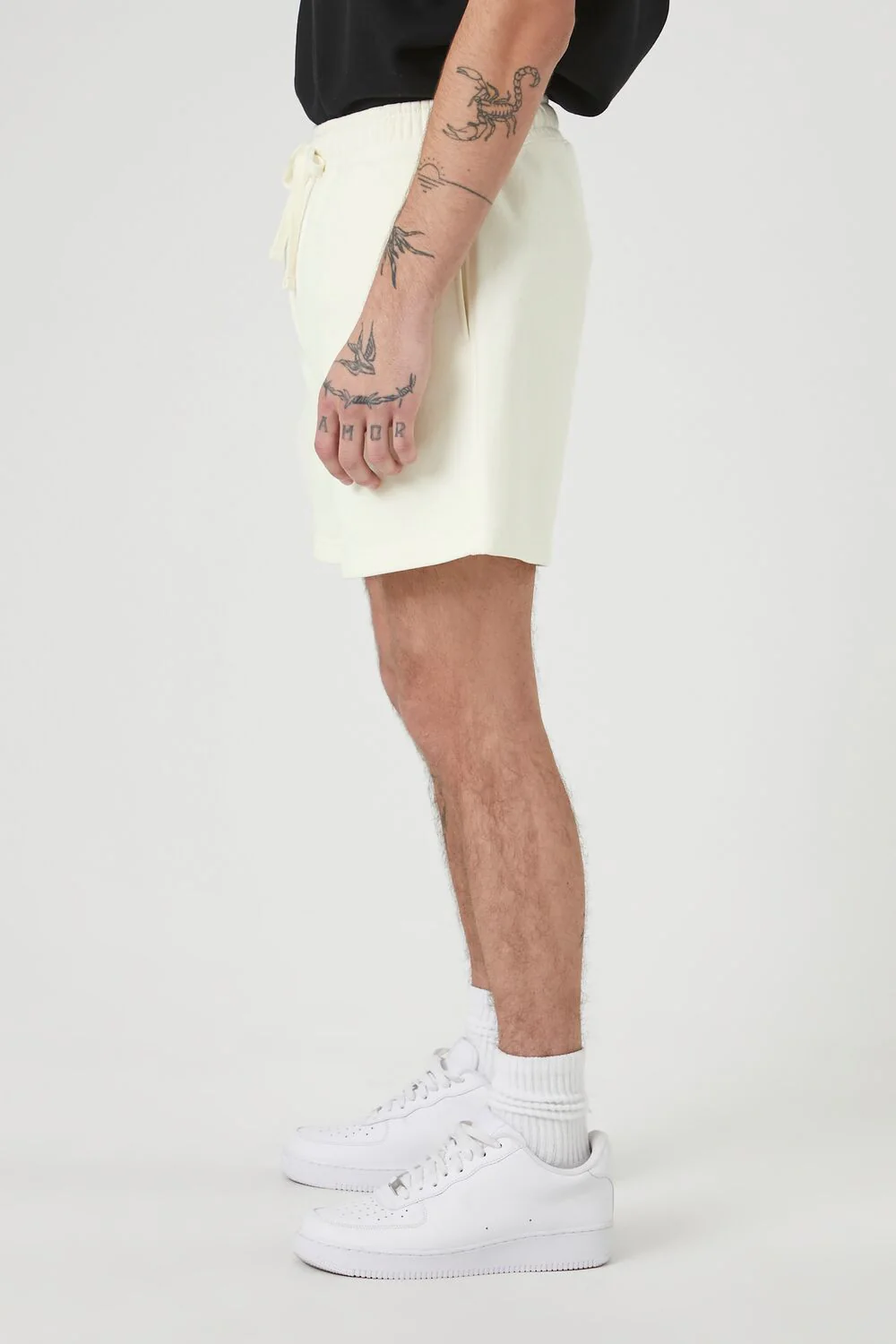 Cotton-Blend Drawstring Shorts - Image 3
