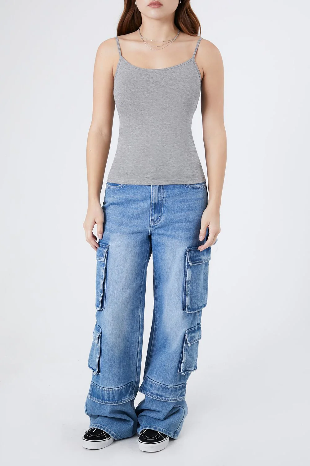 Cotton Scoop Neck Cami - Image 12