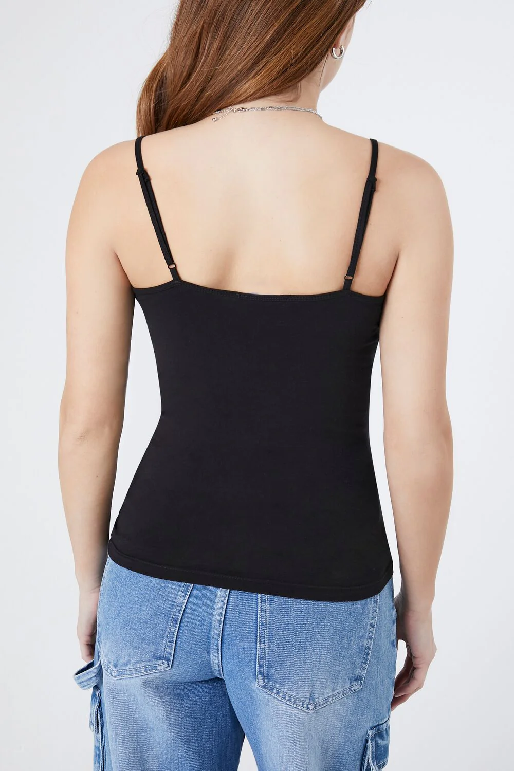Cotton Scoop Neck Cami - Image 3