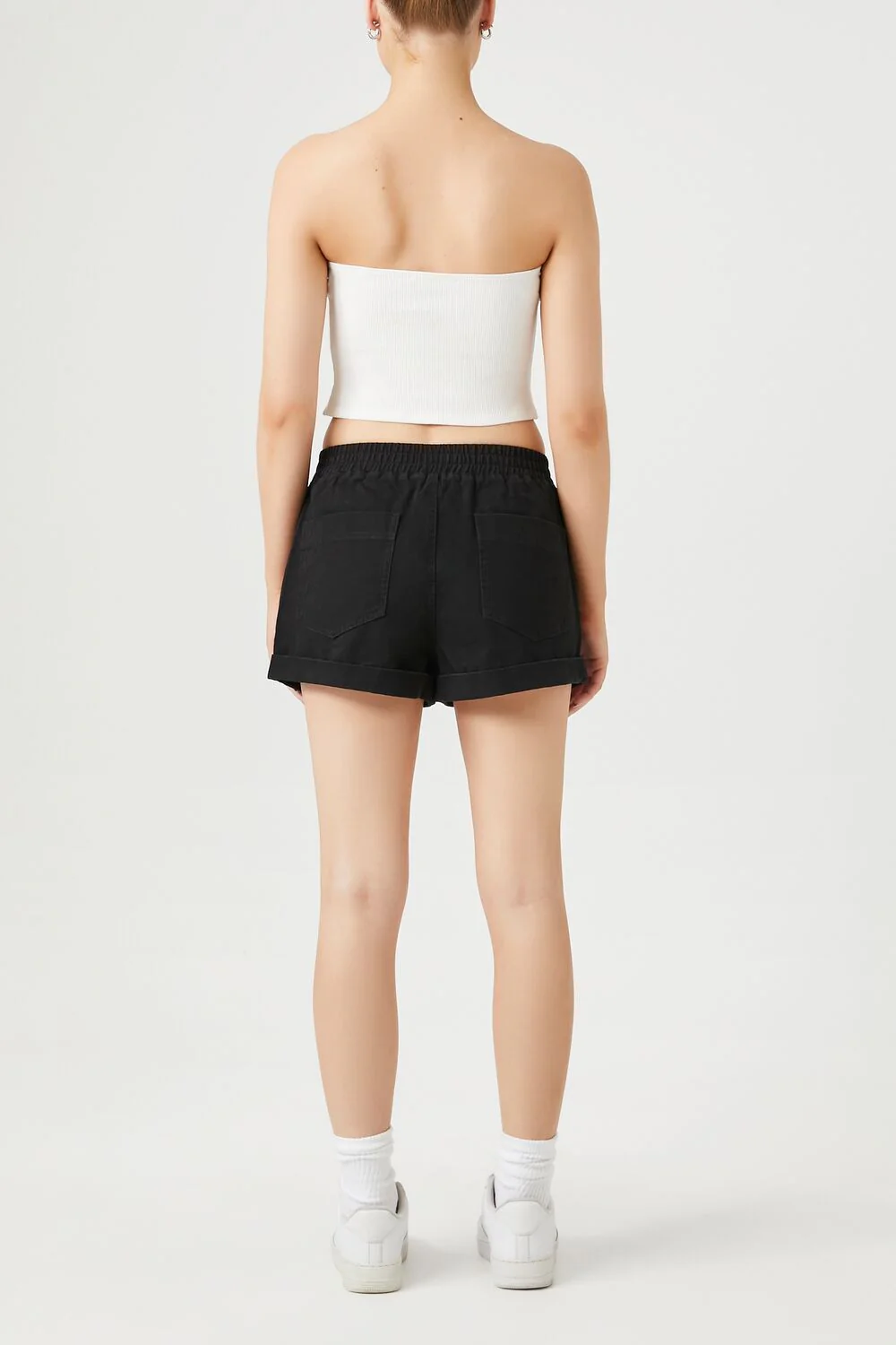 Cuffed Twill Pull-On Shorts - Image 3