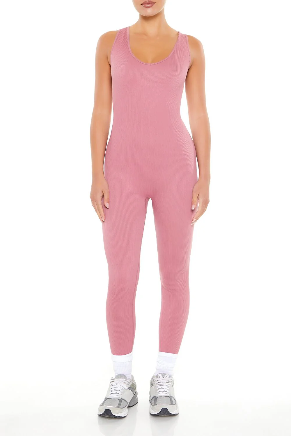 Sleeveless V-Neck Jumpsuit - Image 17