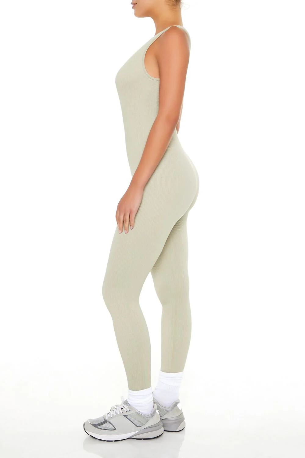 Sleeveless V-Neck Jumpsuit - Image 2