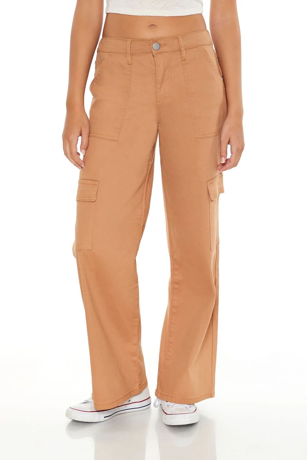 Twill Low-Rise Cargo Pants - Image 2