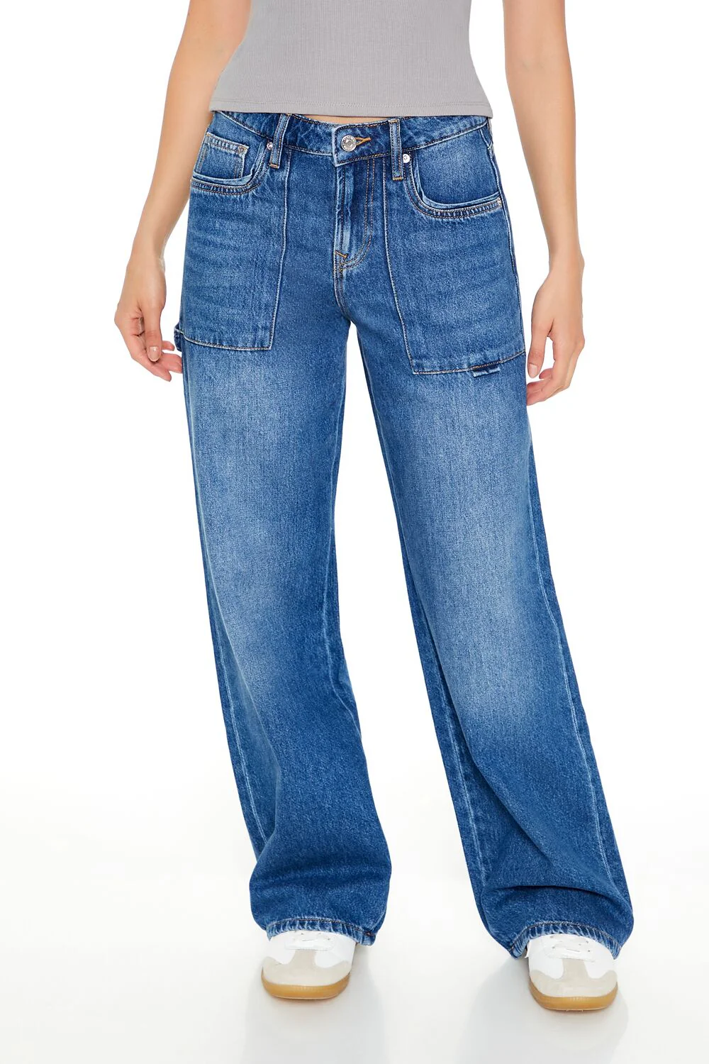 Mid-Rise Utility Carpenter Jeans - Image 2