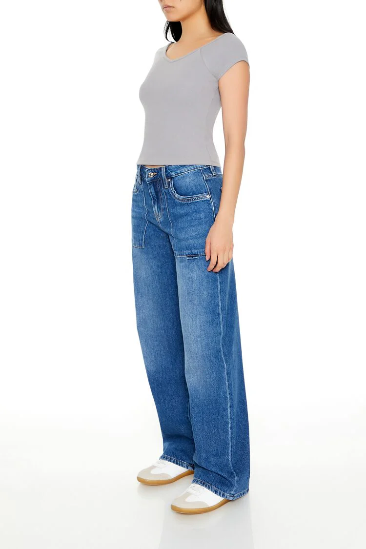 Mid-Rise Utility Carpenter Jeans - Image 3
