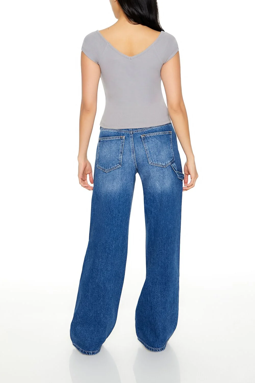 Mid-Rise Utility Carpenter Jeans - Image 4