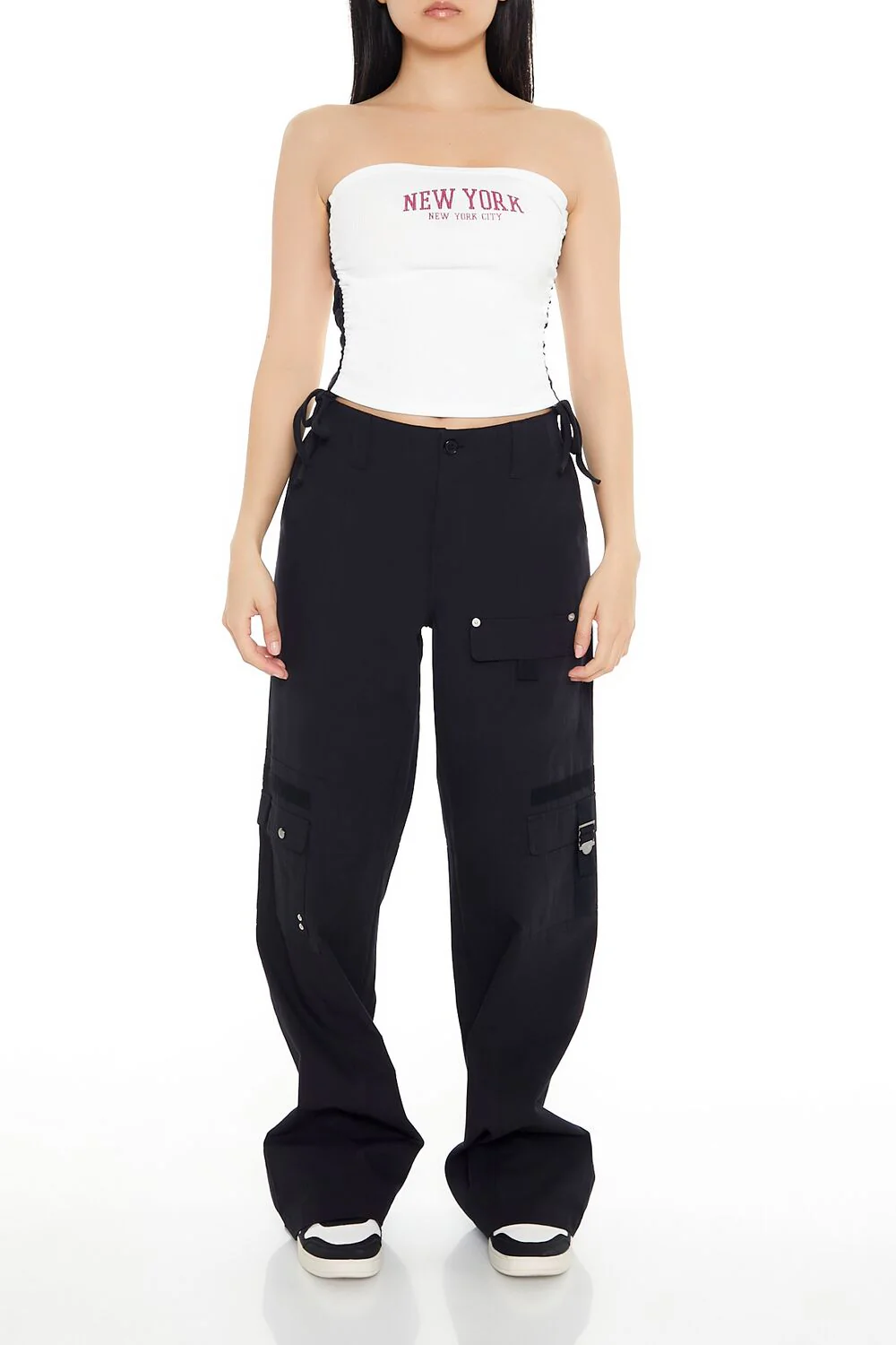New York Drawstring Tube Top - Image 2