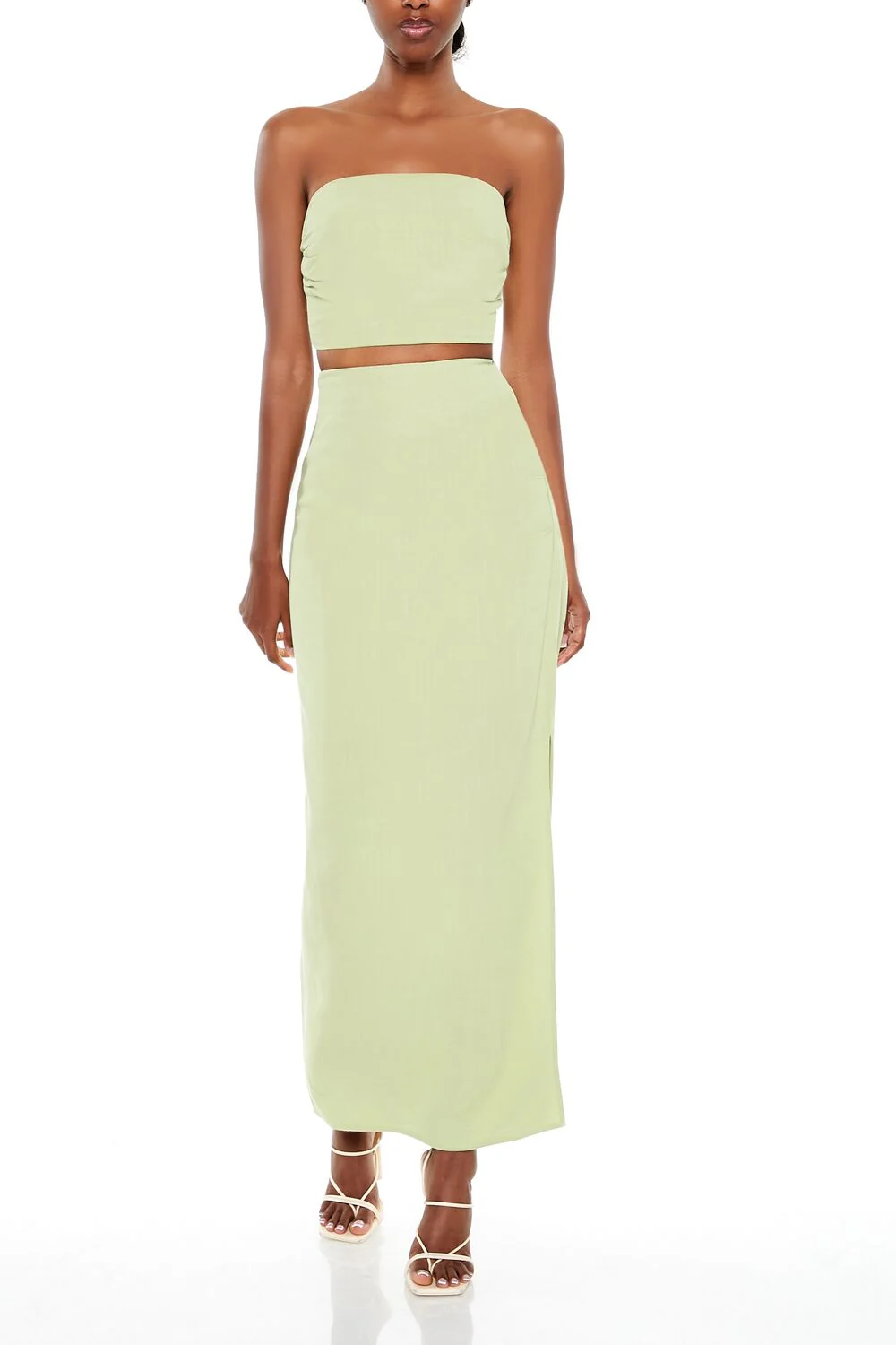 Tube Crop Top & Maxi Skirt Set - Image 2