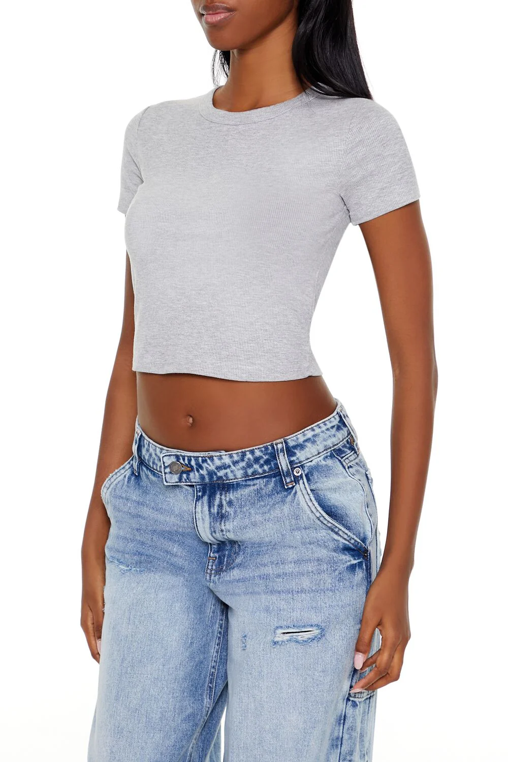 Cropped Crew Baby Tee - Image 4