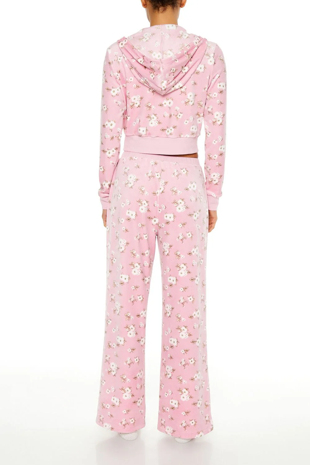 Floral Wide-Leg Pajama Pants - Image 4