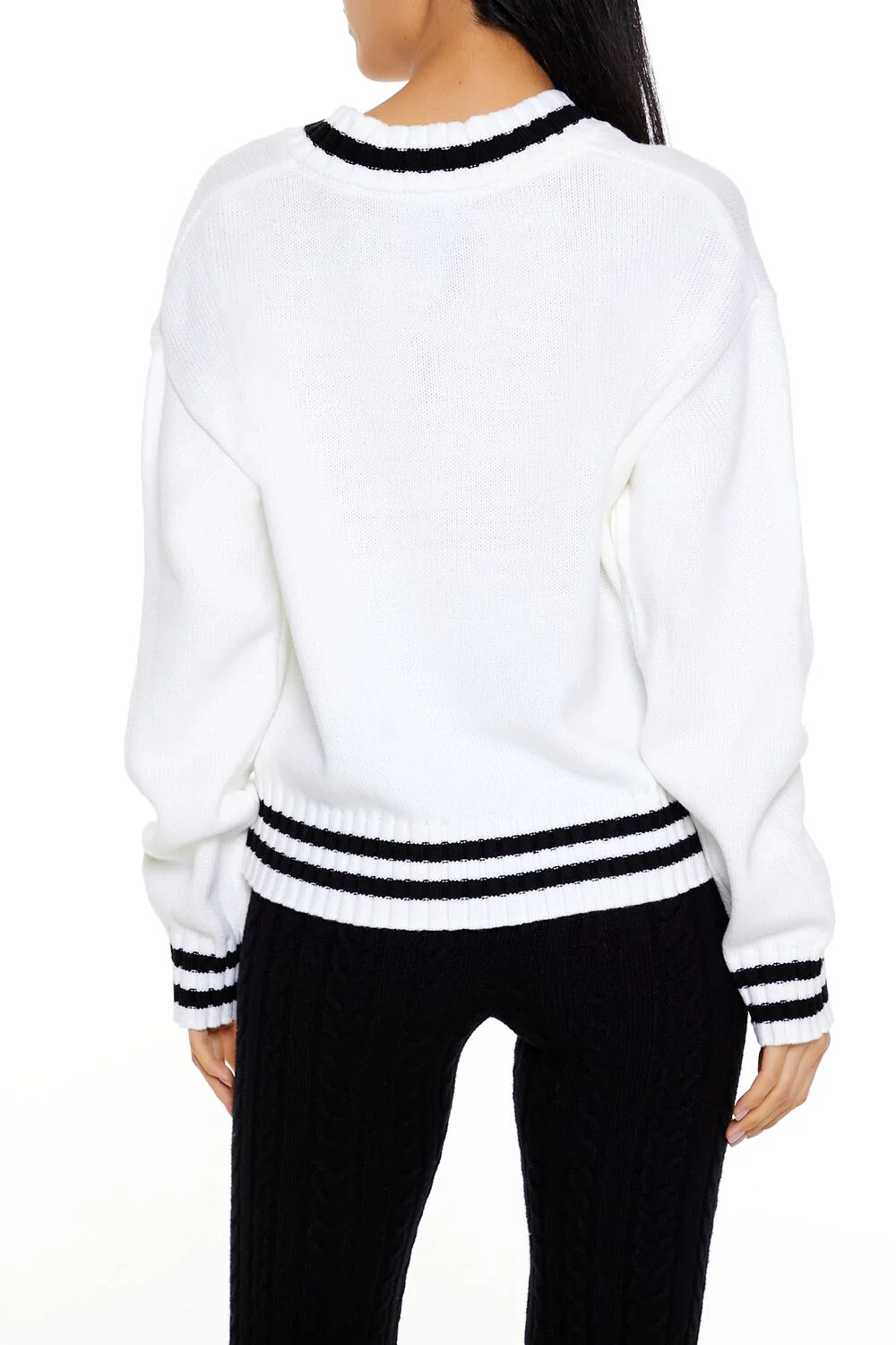 Boston Varsity-Striped Sweater - Image 5