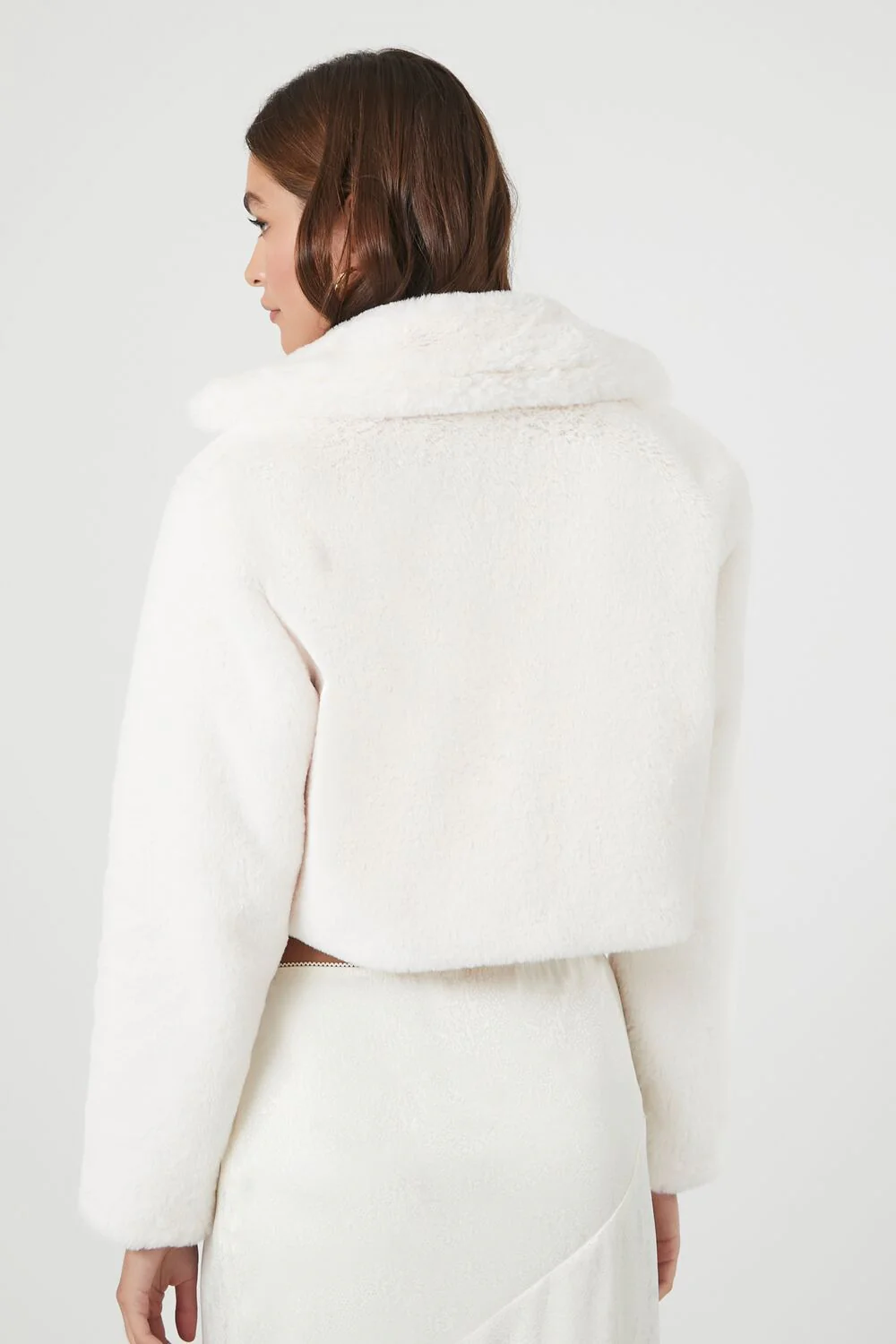 Plush Cropped Coat - Image 3