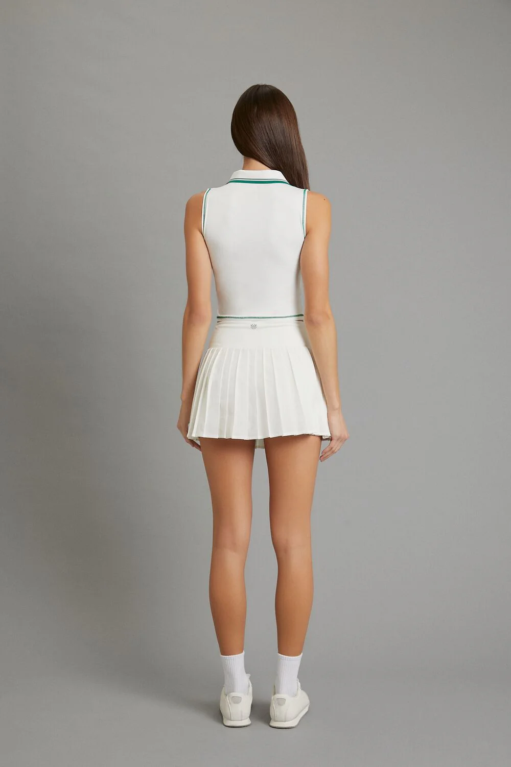 Active Pleated Surplice Skort - Image 4