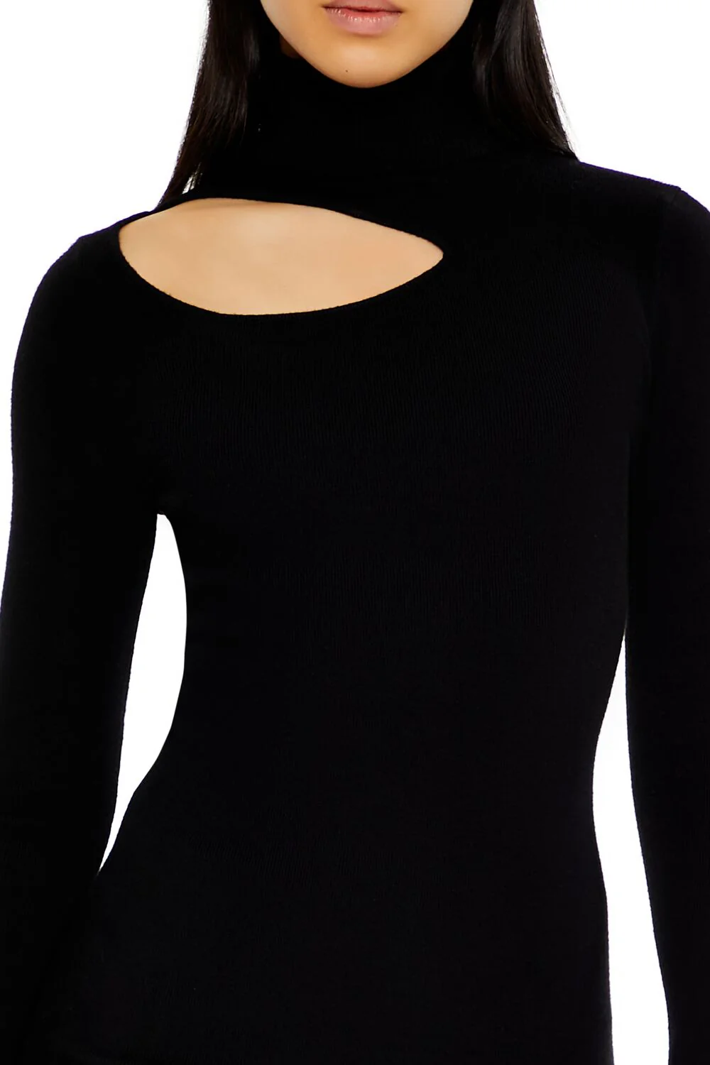 Cutout Sweater Midi Dress - Image 5