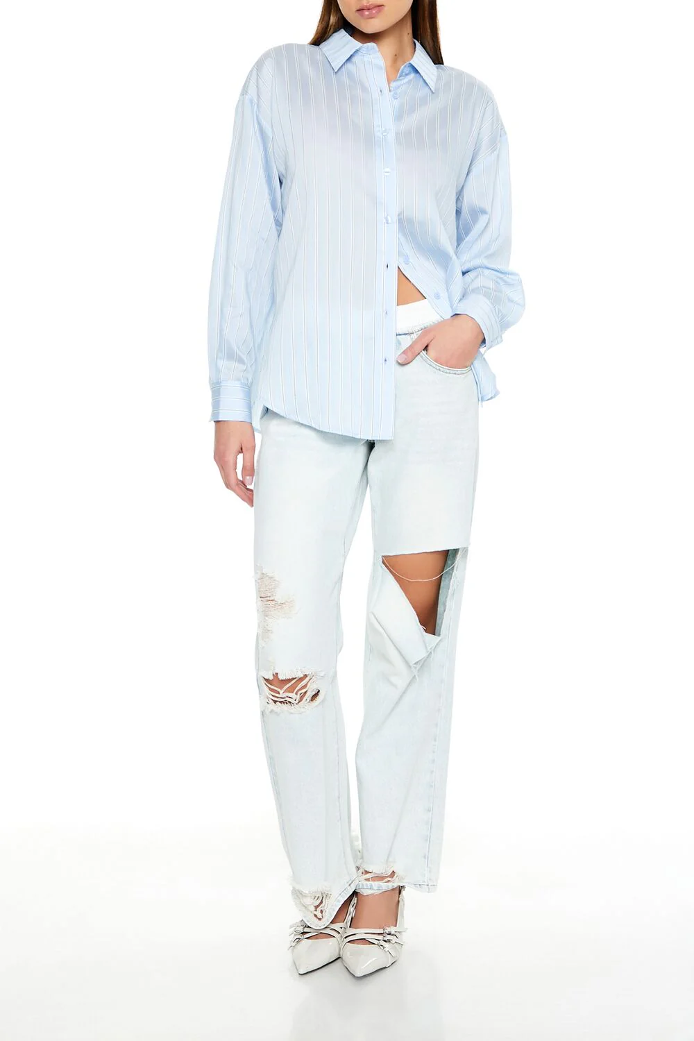 Striped Jacquard Shirt - Image 2