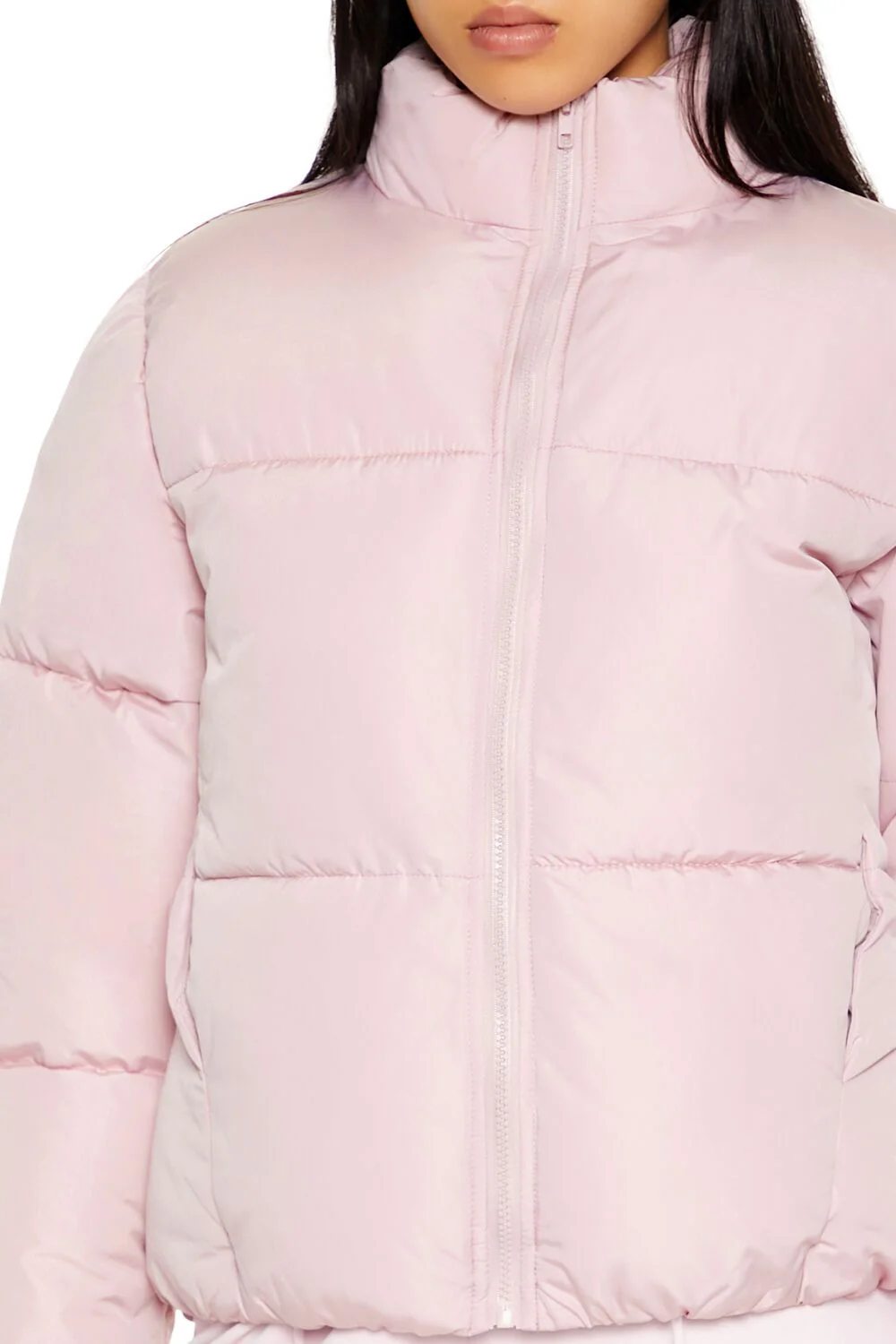 Quilted Zip-Up Puffer Jacket - Image 3