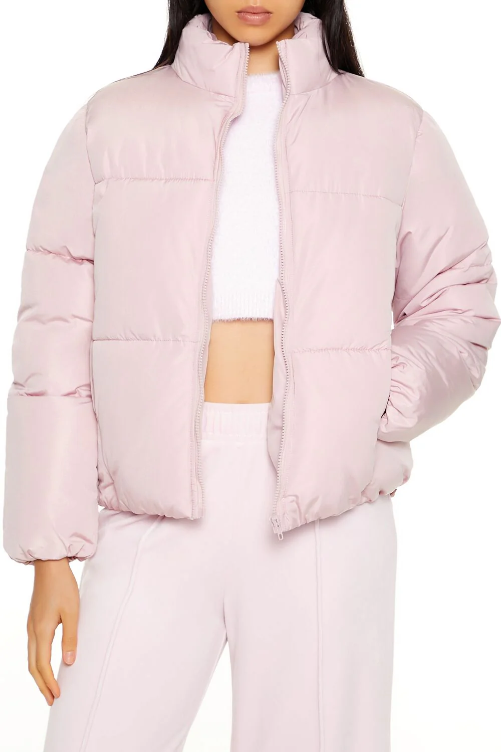 Quilted Zip-Up Puffer Jacket - Image 7