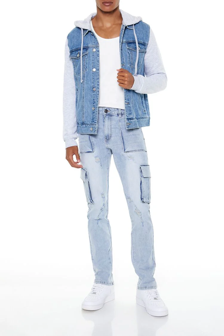 Denim Trucker Combo Jacket - Image 2