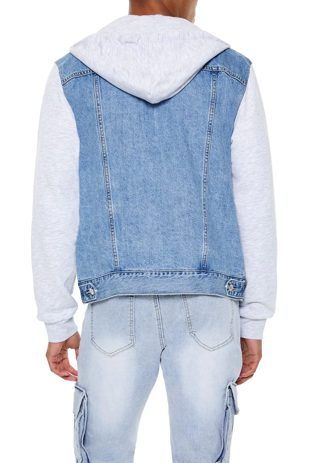 Denim Trucker Combo Jacket - Image 4
