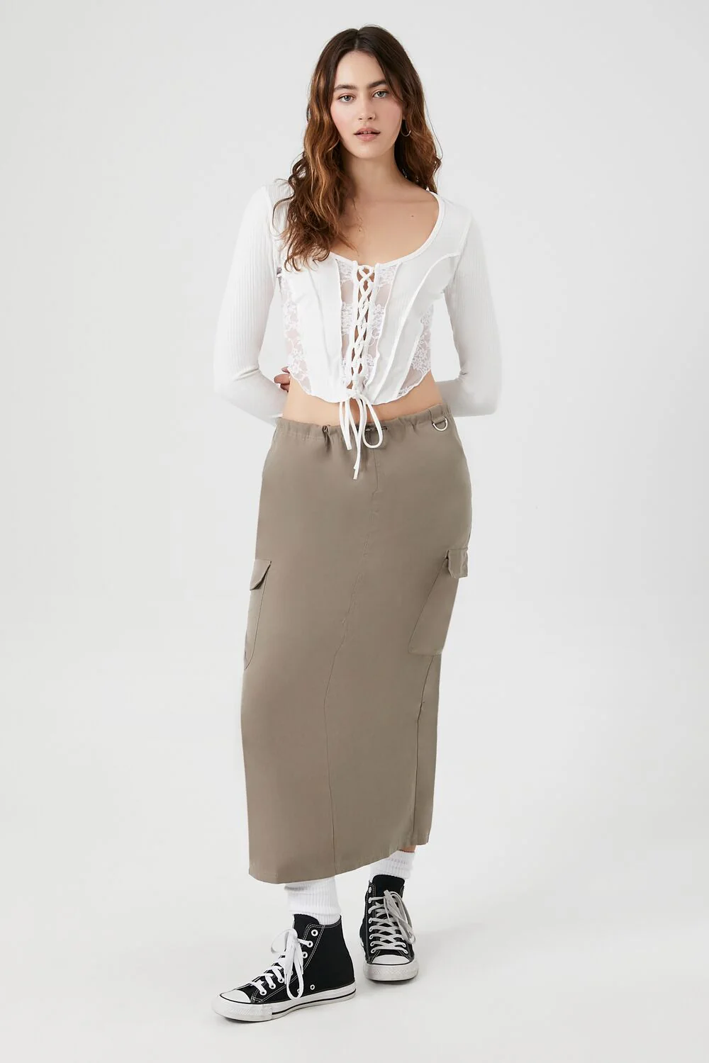 Cargo Maxi Skirt - Image 3