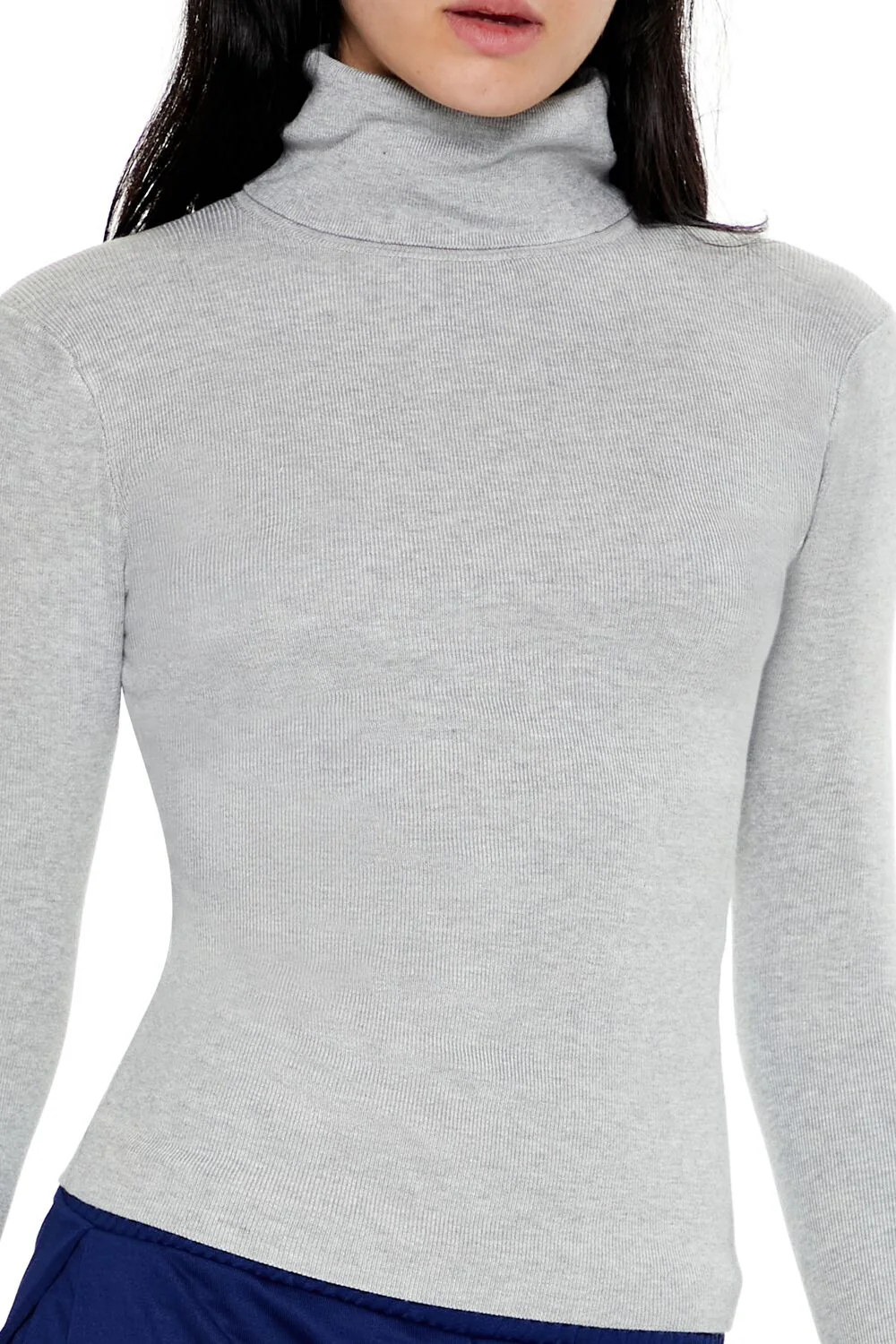 Fitted Turtleneck Sweater - Image 3