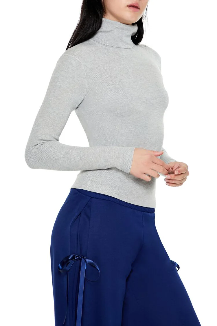 Fitted Turtleneck Sweater - Image 4