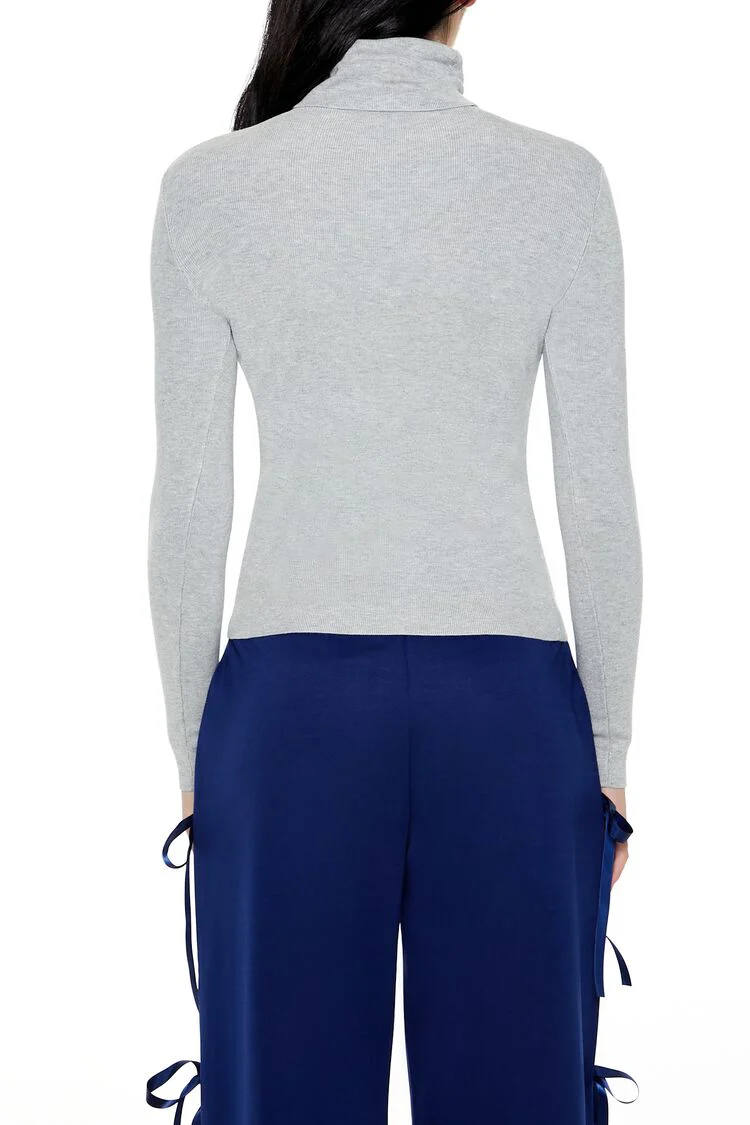 Fitted Turtleneck Sweater - Image 5