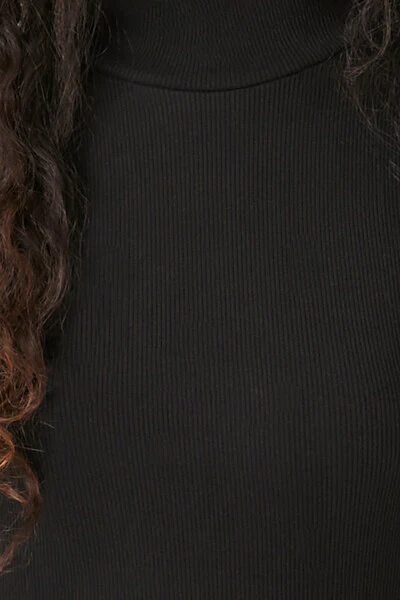 Fitted Mock Neck Sweater - Image 5