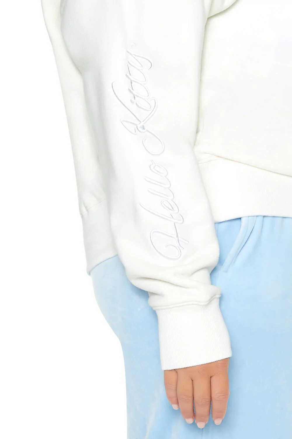 Plus Size Embroidered Hello Kitty Pullover - Image 6