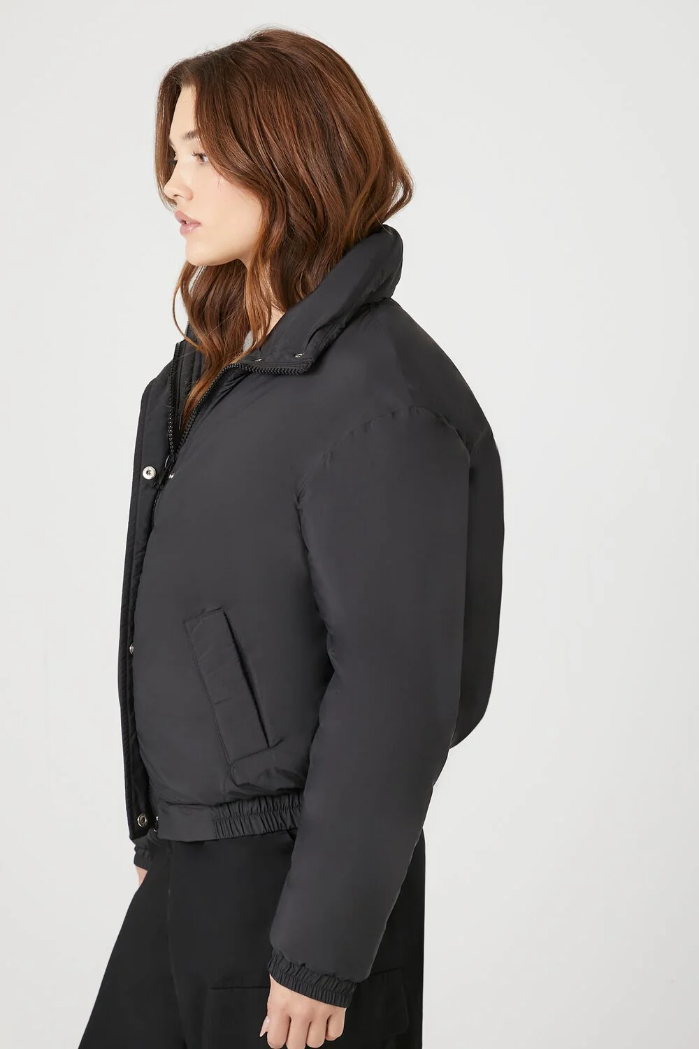 Funnel Neck Puffer Jacket - Image 2