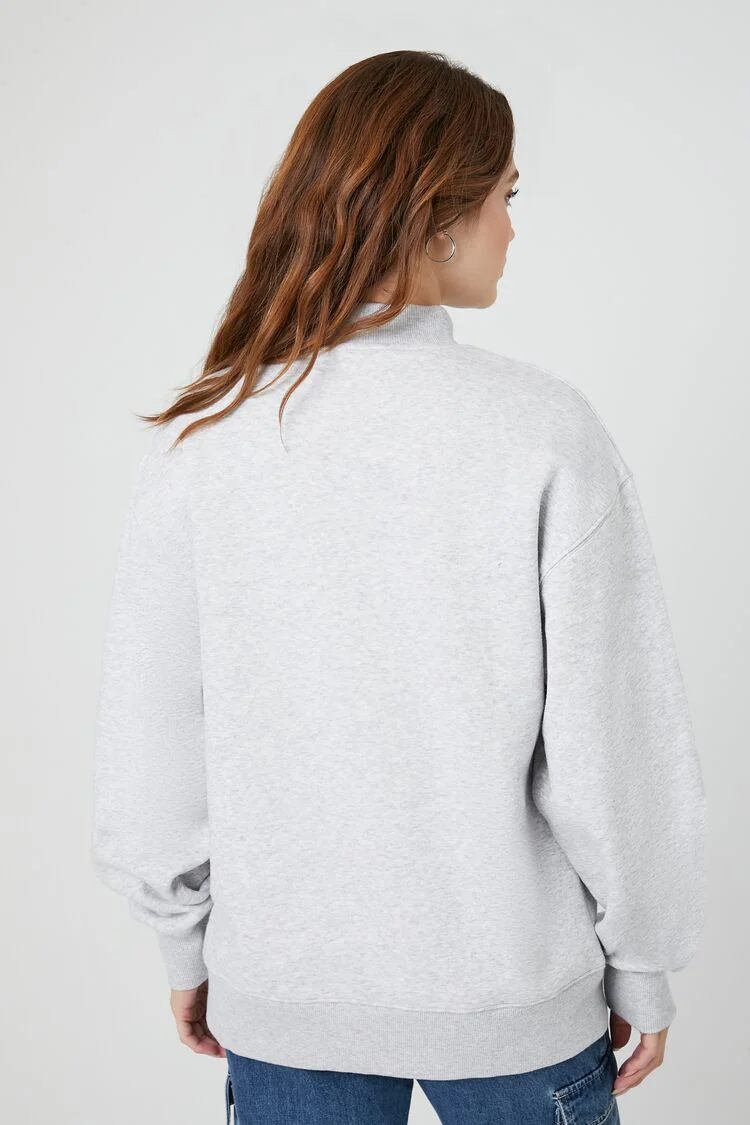 Mock Neck Drop-Sleeve Sweater - Image 3