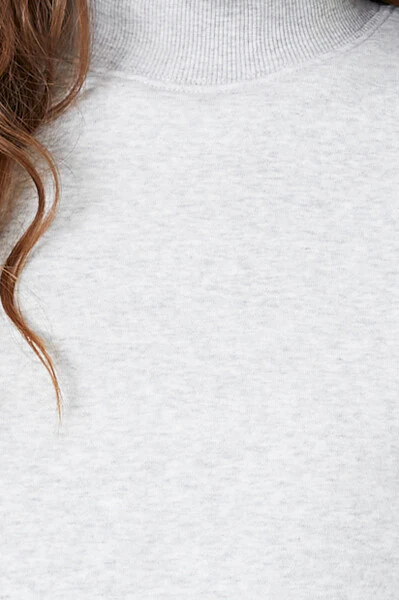 Mock Neck Drop-Sleeve Sweater - Image 5