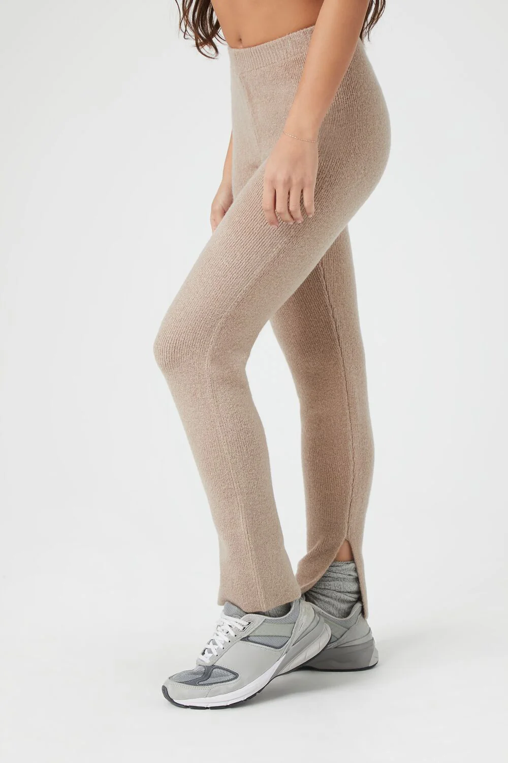 Sweater-Knit Straight Pants - Image 3