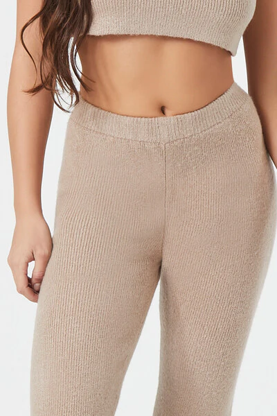Sweater-Knit Straight Pants - Image 5