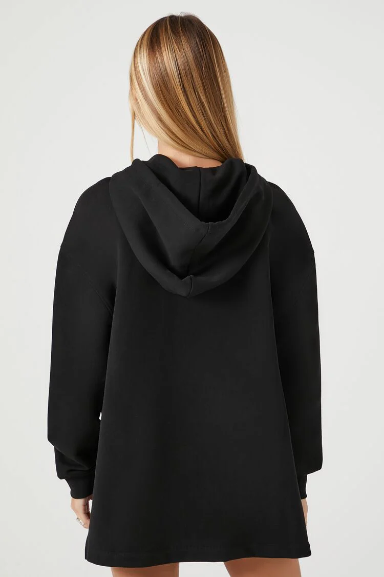 French Terry High-Low Hoodie - Image 3