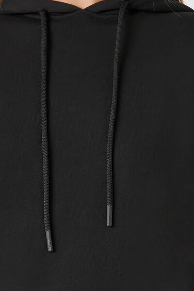 French Terry High-Low Hoodie - Image 5