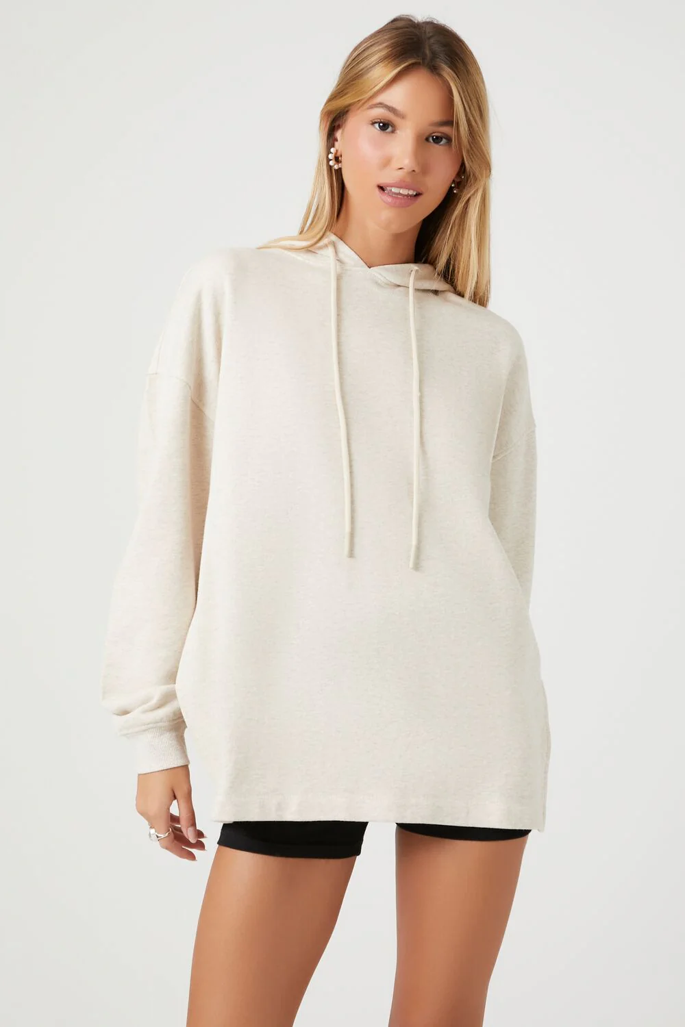 French Terry High-Low Hoodie - Image 6