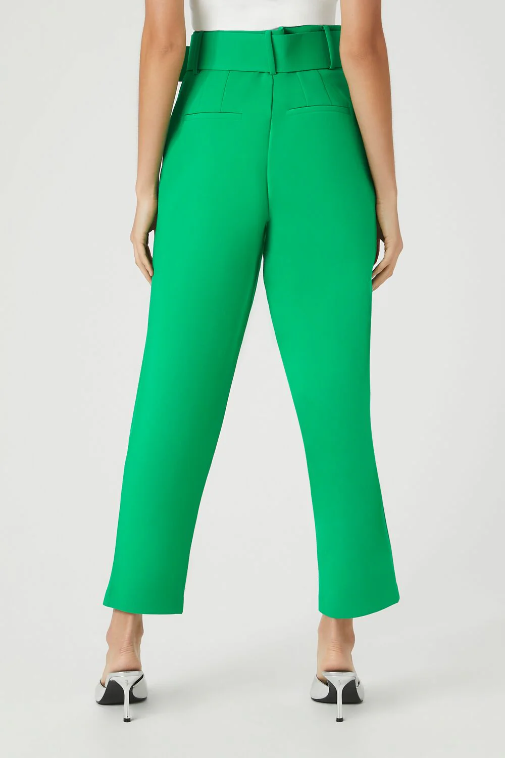 Belted Straight-Leg Ankle Pants - Image 4