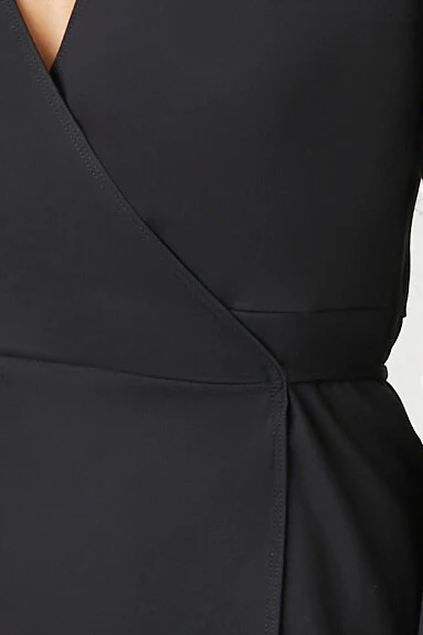 Contour Sculpt Wrap Mini Dress - Image 5