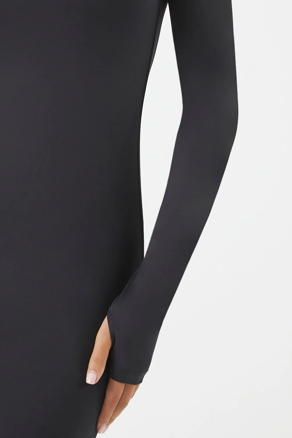 Turtleneck Contour Sculpt Mini Dress - Image 5