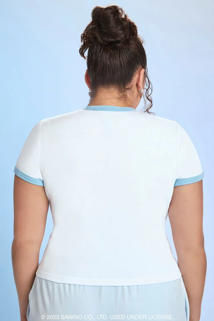 Plus Size Cinnamoroll Ringer Tee - Image 3