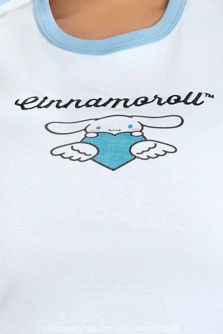 Plus Size Cinnamoroll Ringer Tee - Image 5
