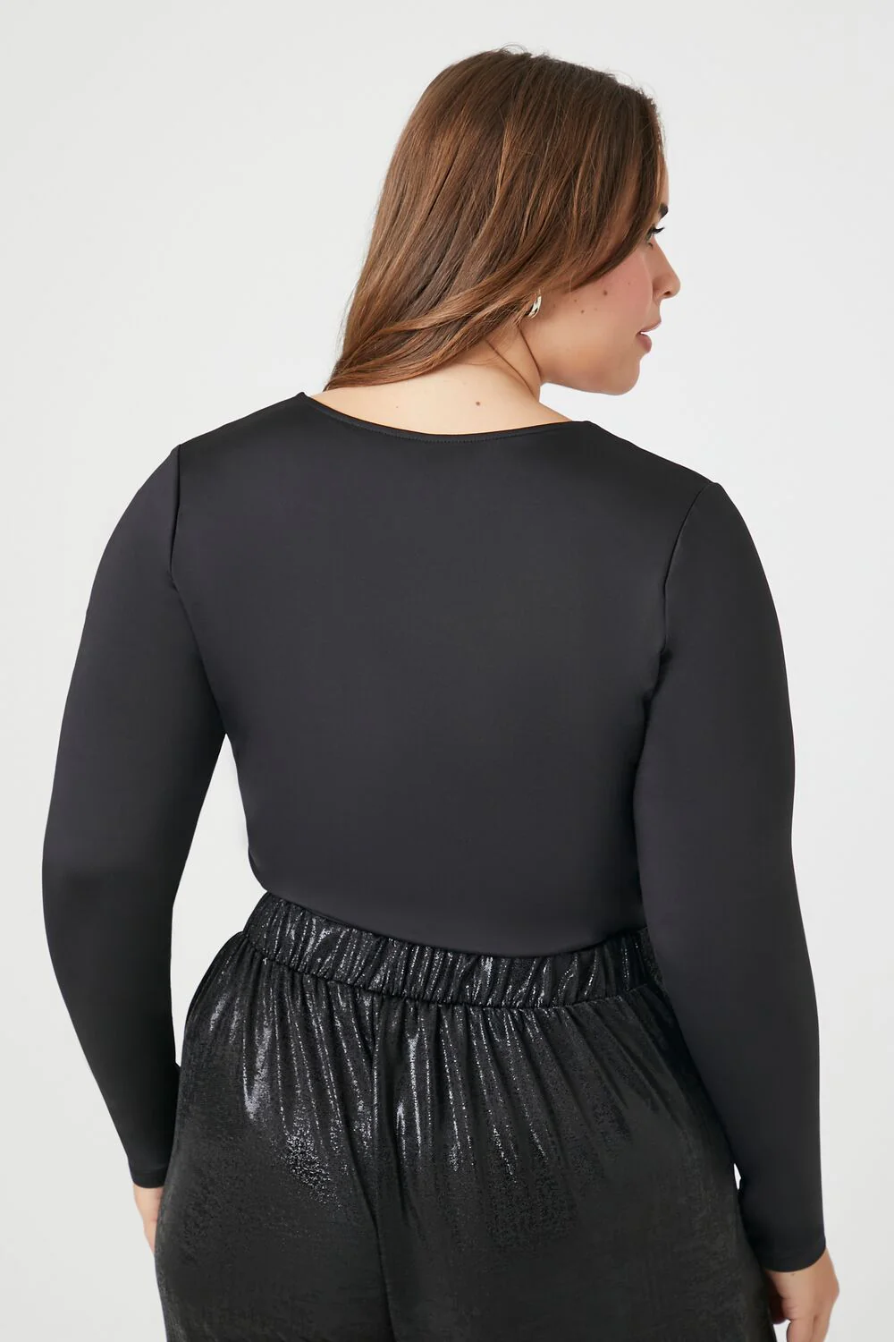 Plus Size Long-Sleeve Bodysuit - Image 3