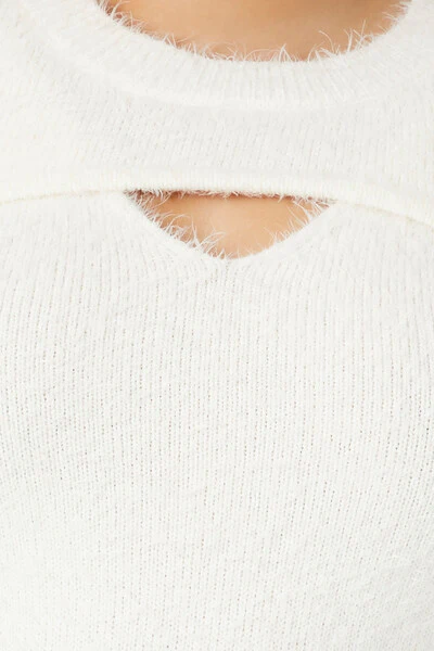 Plus Size Sweater-Knit Crop Top & Cami Set - Image 5