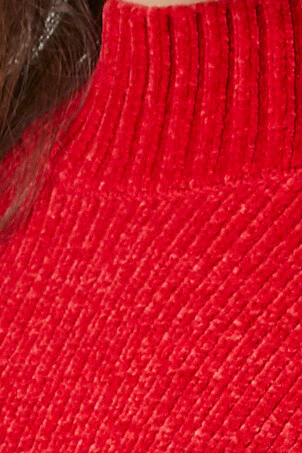Ribbed Mock Neck Sweater - Image 5