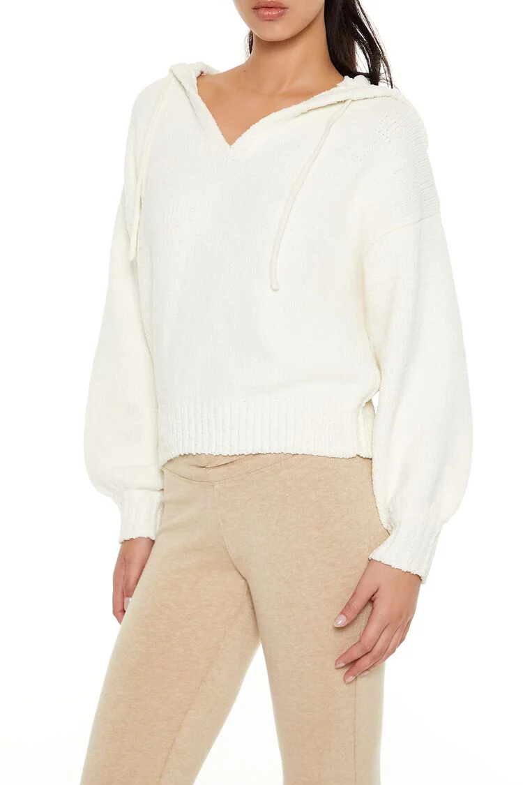 Hooded Drop-Sleeve Sweater - Image 4