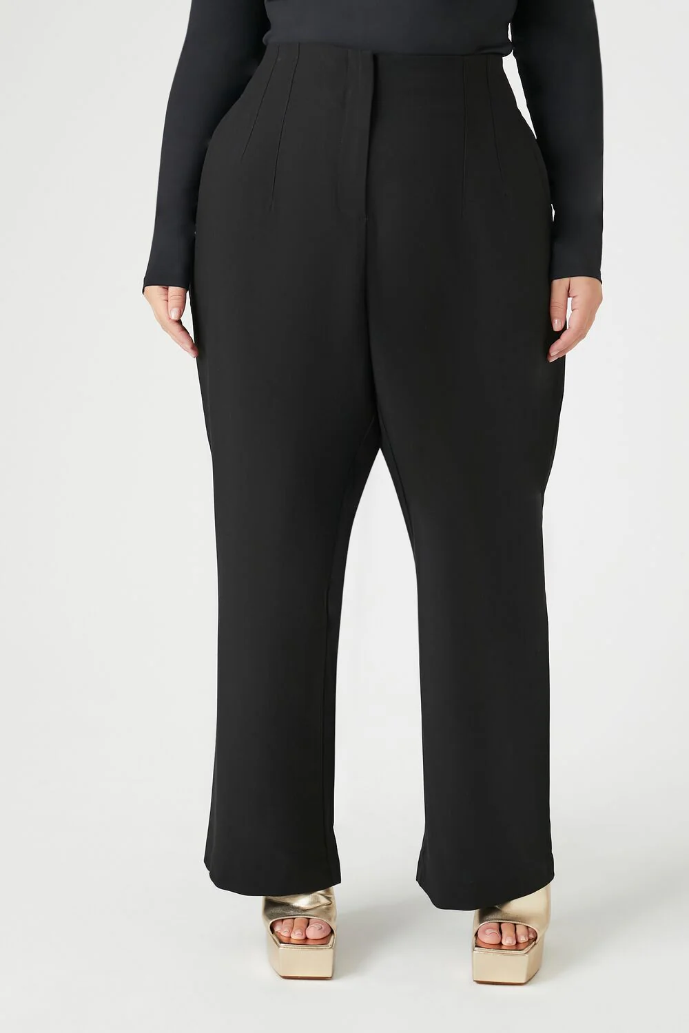 Plus Size High-Rise Straight Pants - Image 8