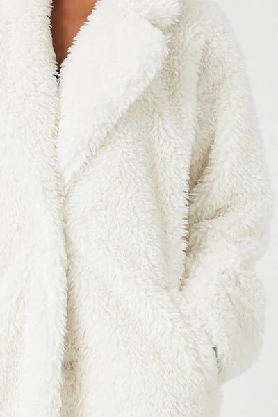 Faux Shearling Duster Coat - Image 10