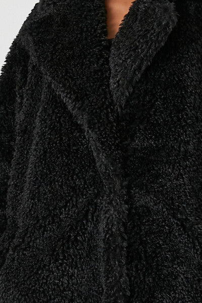 Faux Shearling Duster Coat - Image 5